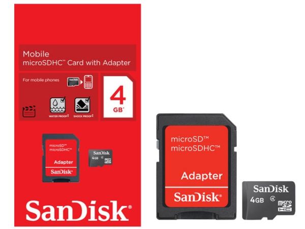 Micro SD 4GB Sandisk